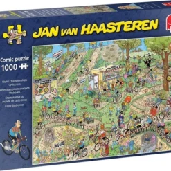 Jan Van Haasteren Wereldkampioenschappen Veldrijden Puzzel - 1000 Stukjes