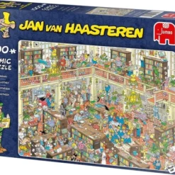 Jan Van Haasteren De Bibliotheek Puzzel - 1000 Stukjes -Puzzels Verfijnd Winkel 550x458 139