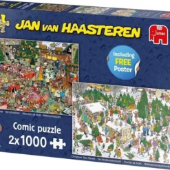 Jan Van Haasteren Christmas Gifts Puzzel - 2x1000 Stukjes -Puzzels Verfijnd Winkel 550x458 155