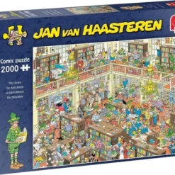 Jan Van Haasteren De Bibliotheek Puzzel - 2000 Stukjes
