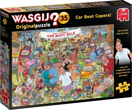 Wasgij Original 35 Vlooienmarkt Vondsten! Puzzel - 1000 Stukjes 1 Wasgij Original 35 Vlooienmarkt Vondsten! Puzzel - 1000 Stukjes