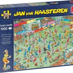 Jan Van Haasteren WK Vrouwenvoetbal Puzzel - 1000 Stukjes -Puzzels Verfijnd Winkel 550x458 175