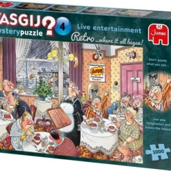 Wasgij Retro Mystery 4 Live Entertainment! Puzzel - 1000 Stukjes -Puzzels Verfijnd Winkel 550x458 184