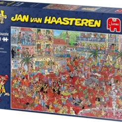 Jan Van Haasteren La Tomatina Puzzel - 1000 Stukjes 12 Jan Van Haasteren La Tomatina Puzzel - 1000 Stukjes -Puzzels Verfijnd Winkel 550x458 210