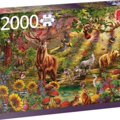 Jumbo Premium Collection Puzzel Magische Bos Bij Zonsondergang - Legpuzzel - 2000 Stukjes -Puzzels Verfijnd Winkel 550x458 222