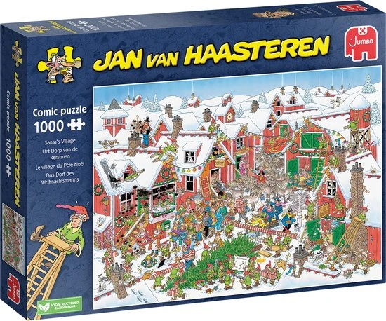 Jan Van Haasteren Het Dorp Van De Kerstman 1000 Stukjes - Legpuzzel 1 Jan Van Haasteren Het Dorp Van De Kerstman 1000 Stukjes - Legpuzzel