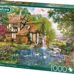 Falcon Puzzel Watermill Cottage - Legpuzzel - 1000 Stukjes -Puzzels Verfijnd Winkel 550x458 268