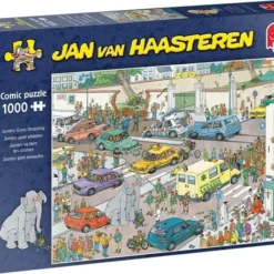Jan Van Haasteren Jumbo Gaat Winkelen Puzzel - 1000 Stukjes -Puzzels Verfijnd Winkel 550x458 280