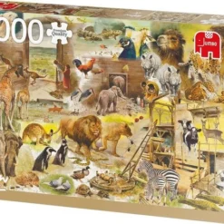 Jumbo Premium Collection Puzzel Rien Poortvliet: Building Noah's Ark - Legpuzzel - 1000 Stukjes -Puzzels Verfijnd Winkel 550x458 283