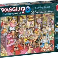 Wasgij Retro Mystery 5 Zondagse Lunch! Puzzel - 1000 Stukjes
