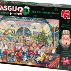 Wasgij Christmas 16 De Kerstshow! Puzzel - 2 X 1000 Stukjes -Puzzels Verfijnd Winkel 550x458 288