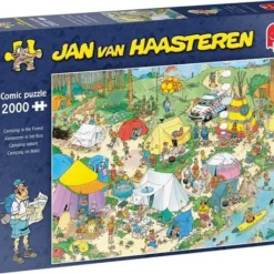 Jan Van Haasteren Kamperen In Het Bos Puzzel - 2000 Stukjes -Puzzels Verfijnd Winkel 550x458 292