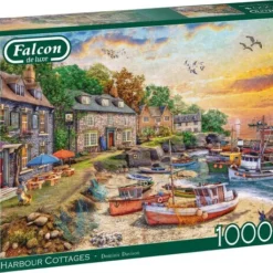 Falcon Puzzel Harbour Cottages - Legpuzzel - 1000 Stukjes