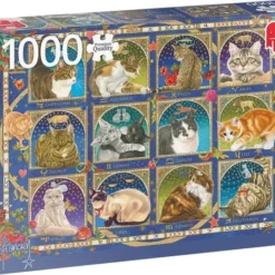 Jumbo Premium Collection Puzzel Francien Cat Horoscope - Legpuzzel - 1000 Stukjes -Puzzels Verfijnd Winkel 550x458 318