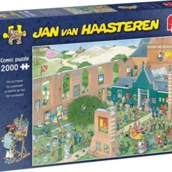 Jan Van Haasteren De Kunstmarkt Puzzel - 2000 Stukjes -Puzzels Verfijnd Winkel 550x458 326