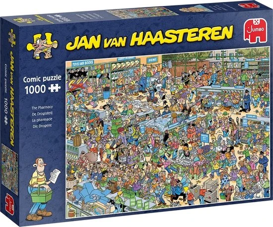 Jan Van Haasteren De Drogisterij Puzzel - 1000 Stukjes 1 Jan Van Haasteren De Drogisterij Puzzel - 1000 Stukjes