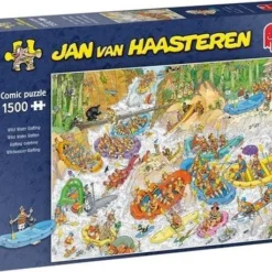 Jan Van Haasteren Wild Water Raften Puzzel - 1500 Stukjes -Puzzels Verfijnd Winkel 550x458 337