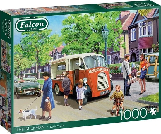 Falcon Puzzel The Milkman - Legpuzzel - 1000 Stukjes 1 Falcon Puzzel The Milkman - Legpuzzel - 1000 Stukjes