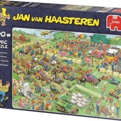 Jan Van Haasteren Grasmaaierrace Puzzel - 1000 Stukjes 13 Jan Van Haasteren Grasmaaierrace Puzzel - 1000 Stukjes -Puzzels Verfijnd Winkel 550x458 387
