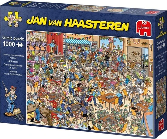 Jan Van Haasteren NK Puzzelen Puzzel - 1000 Stukjes 6 Jan Van Haasteren NK Puzzelen Puzzel - 1000 Stukjes - Afbeelding 6