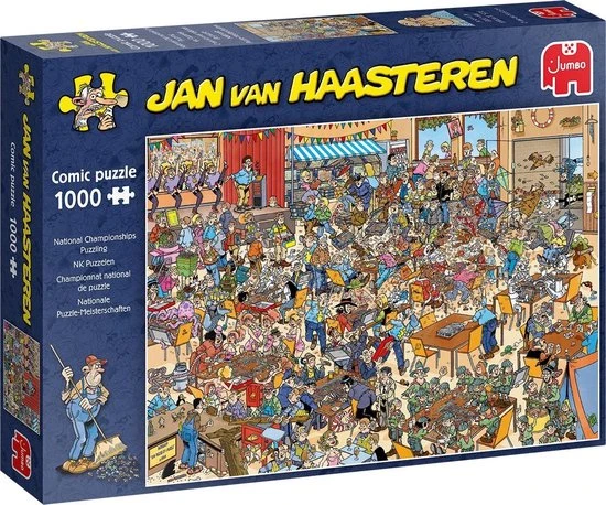 Jan Van Haasteren NK Puzzelen Puzzel - 1000 Stukjes 7 Jan Van Haasteren NK Puzzelen Puzzel - 1000 Stukjes - Afbeelding 7