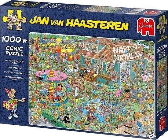 Jan Van Haasteren Kinderfeestje Puzzel - 1000 Stukjes 12 Jan Van Haasteren Kinderfeestje Puzzel - 1000 Stukjes - Afbeelding 12