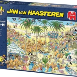 Jan Van Haasteren De Oase Puzzel - 1000 Stukjes 10 Jan Van Haasteren De Oase Puzzel - 1000 Stukjes -Puzzels Verfijnd Winkel 550x458 75