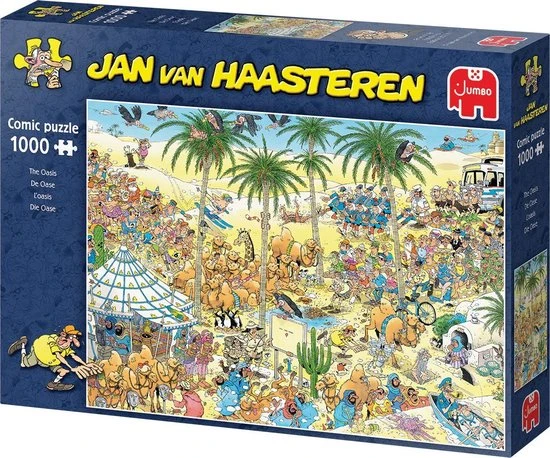 Jan Van Haasteren De Oase Puzzel - 1000 Stukjes 5 Jan Van Haasteren De Oase Puzzel - 1000 Stukjes - Afbeelding 5