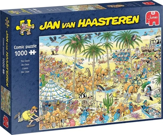 Jan Van Haasteren De Oase Puzzel - 1000 Stukjes 6 Jan Van Haasteren De Oase Puzzel - 1000 Stukjes - Afbeelding 6