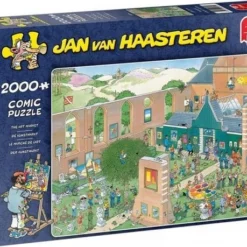 Jan Van Haasteren De Kunstmarkt Puzzel - 2000 Stukjes -Puzzels Verfijnd Winkel 550x459 20