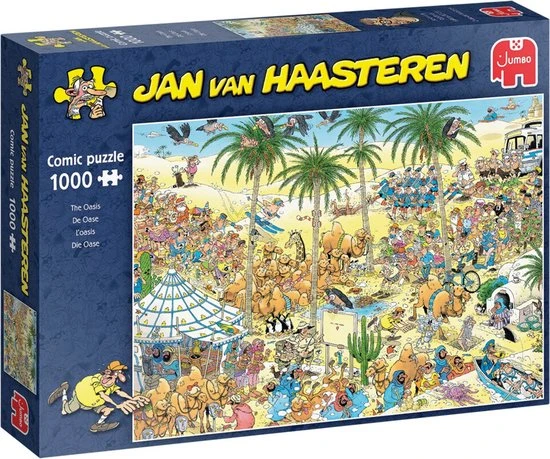 Jan Van Haasteren De Oase Puzzel - 1000 Stukjes 1 Jan Van Haasteren De Oase Puzzel - 1000 Stukjes