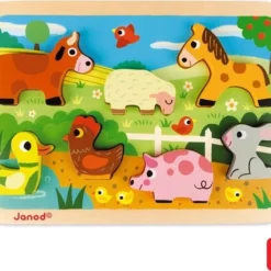 Janod Chunky Boerderij - Knopjespuzzel -Puzzels Verfijnd Winkel 550x460 10