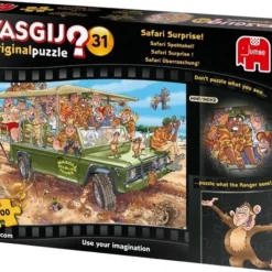 Wasgij Original 31 Safari Spektakel! Puzzel - 1000 Stukjes -Puzzels Verfijnd Winkel 550x460 11