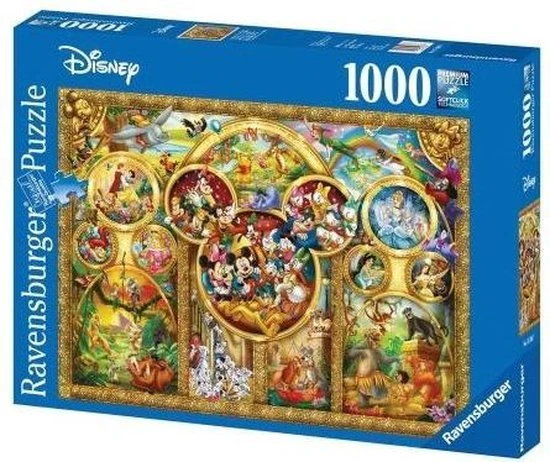 Ravensburger Puzzel Disney Mooiste Disney Thema's - Legpuzzel - 1000 Stukjes 4 Ravensburger Puzzel Disney Mooiste Disney Thema's - Legpuzzel - 1000 Stukjes - Afbeelding 4