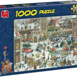 Jan Van Haasteren Kerstmis Puzzel - 1000 Stukjes -Puzzels Verfijnd Winkel 550x463