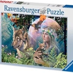 Ravensburger Puzzel Wolven In De Maneschijn - Legpuzzel - 3000 Stukjes -Puzzels Verfijnd Winkel 550x463 7