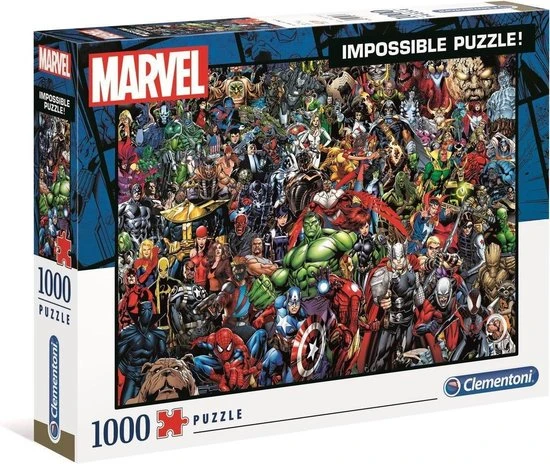 Clementoni Impossible Legpuzzel Marvel - 1000 Stukjes 9 Clementoni Impossible Legpuzzel Marvel - 1000 Stukjes - Afbeelding 9