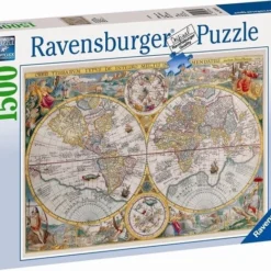Ravensburger Puzzel Wereldkaart 1594 - Legpuzzel - 1500 Stukjes -Puzzels Verfijnd Winkel 550x467 3