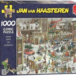 Jan Van Haasteren Kerstmis Puzzel - 1000 Stukjes -Puzzels Verfijnd Winkel 550x470