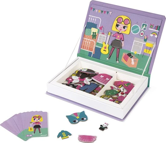 Janod Magnetibook - Verkleedfeest Meisjes 10 Janod Magnetibook - Verkleedfeest Meisjes - Afbeelding 10