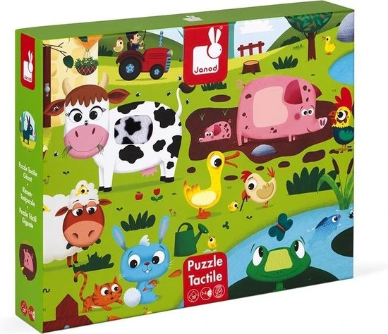 Janod Voelpuzzel - Boerderijdieren 1 Janod Voelpuzzel - Boerderijdieren