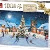 King Puzzel 1000 Stukjes (68 X 49 Cm) - Christmas Village - Legpuzzel Kerst / Winter