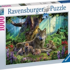Ravensburger Puzzel Familie Wolf In Het Bos - Legpuzzel - 1000 Stukjes -Puzzels Verfijnd Winkel 550x475 3