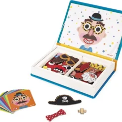 Janod Magnetibook - Gekke Gezichten Jongens -Puzzels Verfijnd Winkel 550x475 8