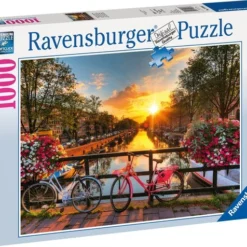 Ravensburger Puzzel Fietsen In Amsterdam - Legpuzzel - 1000 Stukjes -Puzzels Verfijnd Winkel 550x476 10