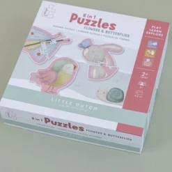 Little Dutch -Vormen Puzzel Flowers & Butterflies FSC -Puzzels Verfijnd Winkel 550x479