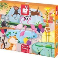 Janod Voelpuzzel - Een Dag In De Dierentuin -Puzzels Verfijnd Winkel 550x484 1