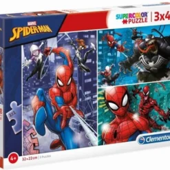 Spider-Man Puzzel Puzzle - 3 Puzzles In 1 - 3 X 48 - Vanaf 4 Jaar - Clementoni - Spiderman -Puzzels Verfijnd Winkel 550x485 1