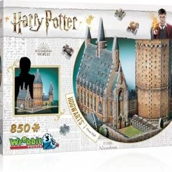 Hogwarts - Great Hall - Wrebbit 3D Puzzel - Harry Potter - 850 Stukjes -Puzzels Verfijnd Winkel 550x490 6
