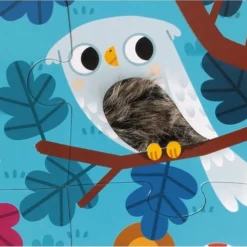 Janod | Voelpuzzel Bosdieren -Puzzels Verfijnd Winkel 550x491 4